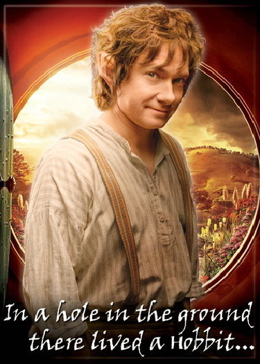 The Hobbit Bilbo Baggins Photo Image Refrigerator Magnet Lord of the Rin... - $3.99