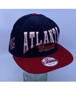 Vintage New Era 59fifty Corduroy Atlanta Braves Snapback Baseball Hat Re... - £27.25 GBP