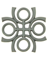 Oigen Nambu Ironware Trivet Shoyeido Bottle Cover Ripple D-55 - $54.63 CAD