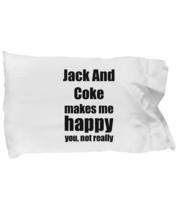 Jack and Coke Cocktail Pillowcase Lover Fan Funny Gift Idea for Friend Alcohol M - £17.04 GBP