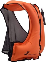 OMOUBOI Snorkel Vests Adults Inflatable Floatage, Suitable for 100-220lbs - £30.01 GBP