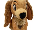 Disney Lady &amp; The Tramp Lady Plush Dog 6.25 inches high - $10.97