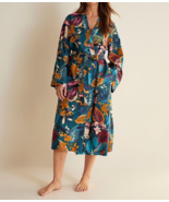 Cyberjammies Maple Leaf Print Long Dressing Gown ( US 12 ) - $1,633.00 MXN