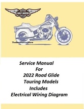 2022 Harley Davidson Road Glide Touring Models Service Manual - $25.95