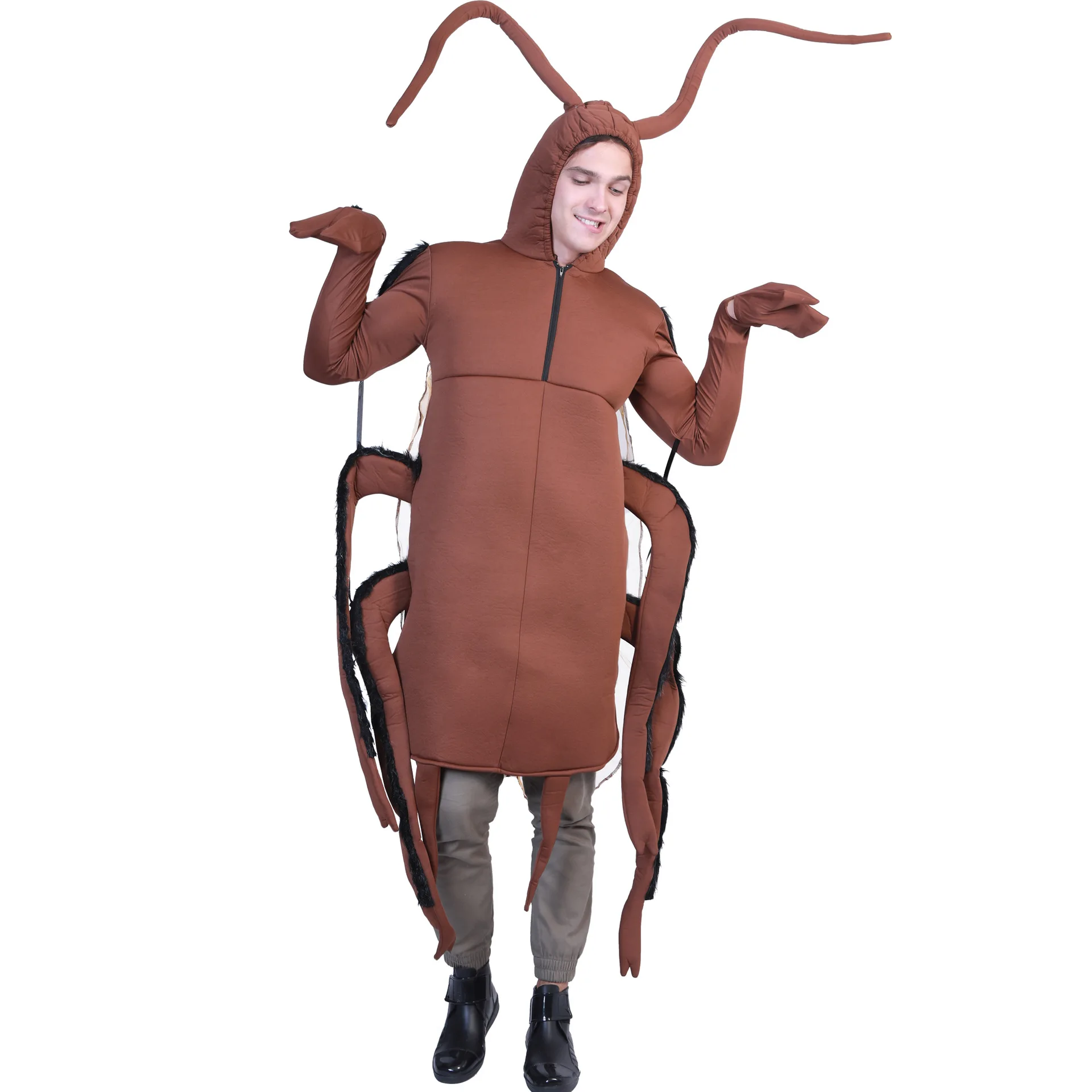 Adult s Cockroaches Cosplay Costumes Men  Party Props The Giant Cockroach Costum - £116.24 GBP