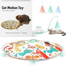 Catch The Tail Automatic Motion Cat Toys-4 Modes Interactive Motorized W... - $39.11