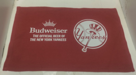 Lot of 2 New York Yankees Budweiser Rally Towel 18&quot; x 11&quot; Port Authority... - $15.83