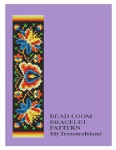 Bead Loom Vintage Motif 24 Matte Finishes Bracelet Pattern PDF BP_132 - $5.00