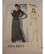 Vintage Nina Ricci  Vogue Size 8 1074 evening dress uncut sewing pattern - $416.45 MXN