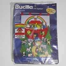 Bucilla Felt Applique Kit 83985 Christmas At The Ark Advent Calendar 1998 - £46.77 GBP