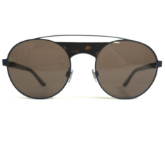 Giorgio Armani Sunglasses AR 6047 3171/73 Blue Tortoise Round w/ Brown L... - £93.44 GBP