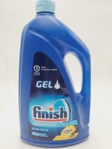 New Finish Dishwasher Detergent Gel Liquid  Lemon Scent 75oz - $20.85