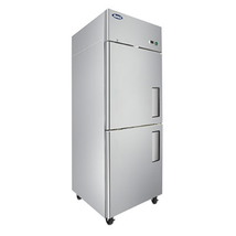 Atosa MBF8010GRL 2 Half Door Stainless Reach In Al Refrigerator LEFT HIN... - $2,410.00