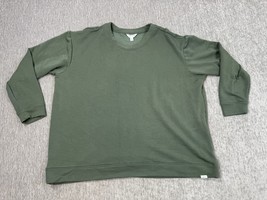 Orvis Sweater Mens 2XL Green Crewneck Pullover Modal Blend Soft Sweatshirt - $14.84