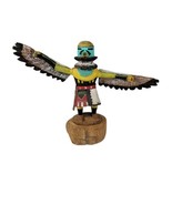 Hopi Kachina Eagle Dancer By L Scott Cottonwood Root All Wood Carved Sig... - £511.81 GBP
