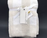 Modern Moments Boucle Plaid Baby Blanket Tan White Single Layer Gerber - £39.49 GBP