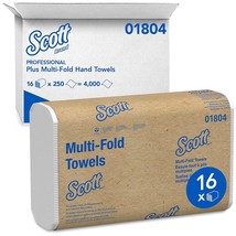 Scott Fast Drying Multifold White Paper Hand Towels (01804) 1 Case / 4000 Sheets - £45.20 GBP
