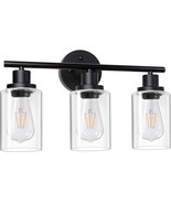 3 Light Wall Sconce with Clear Glass shades - $683.79 MXN