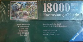 RAVENSBURGER AT THE WATERHOLE 18000 PIECE JIGSAW PUZZLE: NEW - $370.25
