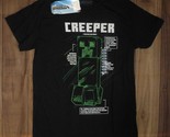 NWT Minecraft Creeper Men&#39;s Short Sleeve Shirt Size Small - £10.30 GBP