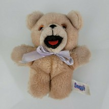 Vintage Russ Snuggle Snuggles Teddy Bear 6&quot; Plush Stuffed Animal Toy - £9.34 GBP