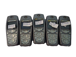 5 Lot Nokia 3595 Bar Vintage Phone Cingular Wholesale Cellphone Parts Repair - $38.40