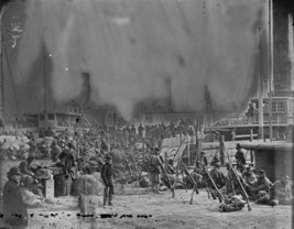 Union 9th Army Corps Embarkation Aquia Creek Va New 8x10 US Civil War Photo - £7.03 GBP