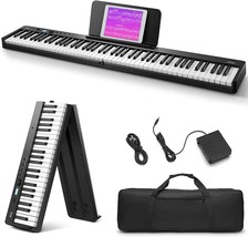 Eastar Ep-10 Beginner Foldable Digital Piano With 88 Keys, Full Size - £166.77 GBP