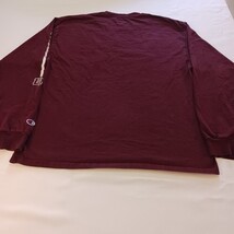Champion Authentic UMass Minutemen Men’s Burgundy Cotton T-Shirt Size XL image 2