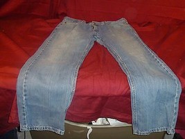 DENIZEN LEVI&#39;S 281 STRAIGHT MEN&#39;S LIGHT BLUE WASH JEAN DENIM PANTS 38X30 - $25.95 CAD