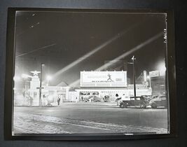 1938 Associated Gas Station Burnside &amp; Broadway Portland Oregon #2 Reprint - $39.07