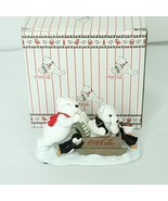 Coca Cola Polar Bear Cubs Collection On your Mark Get Set Go NEW Figurine - $29.69