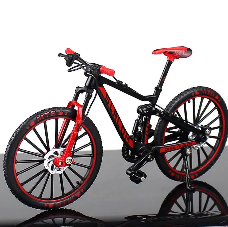 1:10 Alloy Mountain Bicycle Model Diecast  Bend Road Fold Racing Mountain Bike M - $113.06