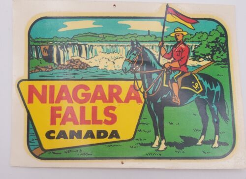 Niagara Falls Canada Vintage Original Travel Water Transfer Decal Mounti... - $24.55