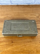 Vintage RW Roper Whitney Co. No. 5 Jr. Hand Punch Set Metal Case Box Mad... - $47.49