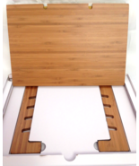 Wooden Cookbook Stand Adjustable Recipe Cookbook Holder Stand - £9.06 GBP