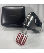 Hamilton Beach Stainless Steel Style M40 Hand Mixer Model 62648 w/ Stora... - $164.45 MXN