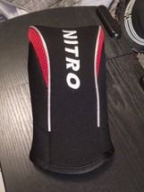 NITRO GOLF 1 DRIVER HEADCOVER - Black Red White Golf Club Head Cover GREAT - £6.61 GBP