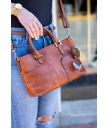 Petula Leather Bag | Tote, Shoulder or Crossbody | Beautiful Full-Grain ... - $230.00