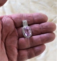 Pendant. 20.15 cwt  Untreated Kunzite . Master Valuer Appraised $1,170US - £429.23 GBP