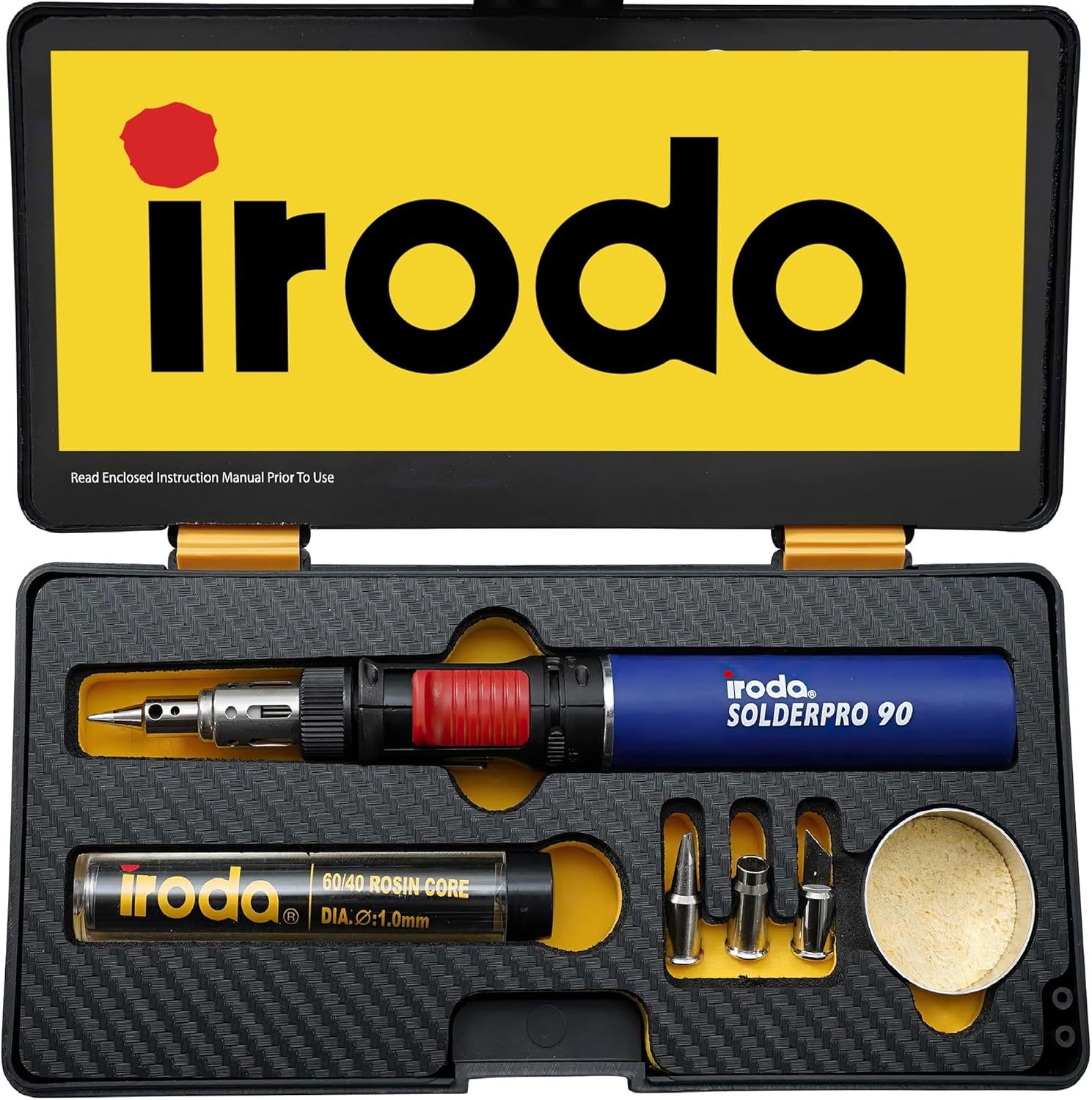 IRODA Cordless Butane Soldering Iron Kit – 3-in-1, 25-80W, Self-Igniting... - $84.17