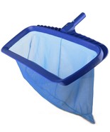 Pool Skimmer Net Heavy Duty Leaf Rake Cleaning Tool Fine Mesh Net Bag Ca... - £18.59 GBP