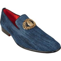 Mens AFTER MIDNIGHT Casual Comfort shoes Lion Ornament Denim 6911 Blue image 4
