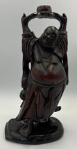 Old Japanese Carved Wood Hotei Detailed Carving Buddha READ - £29.28 GBP