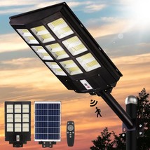 Kaqur Solar Street Lights Outdoor,2400W 300000Lm Solar Parking Lot Lights - £117.16 GBP