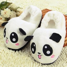 1Pair Cute Funny Panda Eyes Women Slippers Lovely  Indoor Home Soft Shoes New On - £14.84 GBP