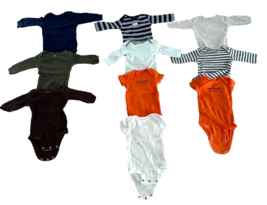 Lot 0f 10 Boy&#39;s 3 Month Onsies 3 Short Sleeve and 7 Long Sleeve, Clean &amp; Washed - £15.14 GBP