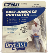 DryCast Original Cast &amp; Bandage Protector Adult Short Leg w/ Box - £14.21 GBP