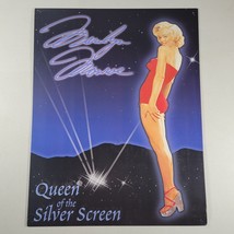 Marilyn Monroe Tin Sign Queen of the Silver Screen 16&quot; X 12.5&quot; - $14.96
