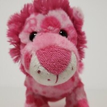 Adventure Planet Pink Lion Plush Peace Sign Wild Walker Six Flags  Dots ... - $13.94